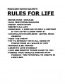 David Blaine's Rules For Life